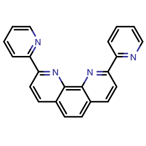 Chemical structure of 2,9-Di(pyridin-2-yl)-1,10-phenanthroline , CAS 773883-32-2, AChemBlock Y220973