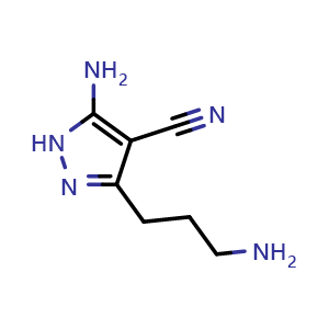 5-Amino-3-(3-aminopropyl)-1H-pyrazole-4-carbonitrile