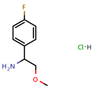 1-(4-Fluorophenyl)-2-methoxyethan-1-amine hydrochloride