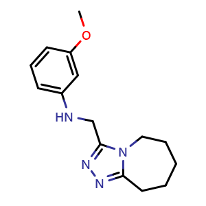 3-Methoxy-N-{5H,6H,7H,8H,9H-[1,2,4]triazolo[4,3-a]azepin-3-ylmethyl}aniline