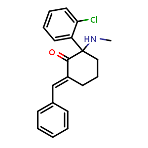 2-(2-Chlorophenyl)-2-(methylamino)-6-(phenylmethylene)cyclohexanone