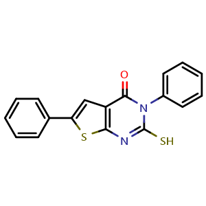 3,6-Diphenyl-2-sulfanyl-3H,4H-thieno[2,3-d]pyrimidin-4-one