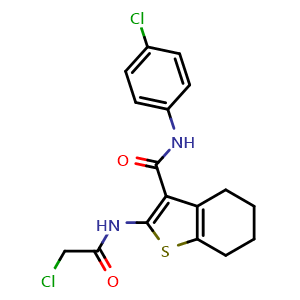 2-(2-Chloroacetamido)-N-(4-chlorophenyl)-4,5,6,7-tetrahydro-1-benzothiophene-3-carboxamide