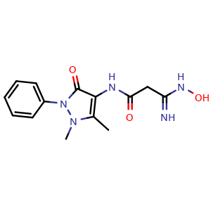 N-(2,3-Dihydro-1,5-dimethyl-3-oxo-2-phenyl-1H-pyrazol-4-yl)-3-(hydroxyamino)-3-iminopropanamide