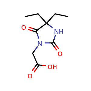2-(4,4-Diethyl-2,5-dioxoimidazolidin-1-yl)acetic acid