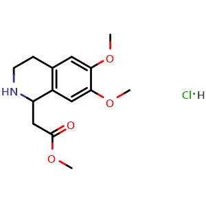 Methyl 2-(6,7-dimethoxy-1,2,3,4-tetrahydroisoquinolin-1-yl)acetate hydrochloride