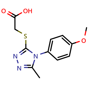2-{[4-(4-methoxyphenyl)-5-methyl-4h-1,2,4-triazol-3-yl]sulfanyl}acetic acid