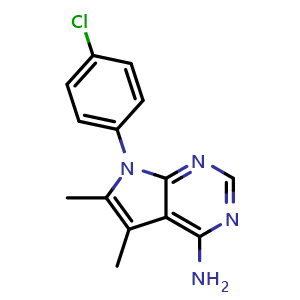 7-(4-Chlorophenyl)-5,6-dimethyl-7h-pyrrolo[2,3-d]pyrimidin-4-amine