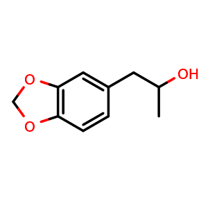 Chemical structure of 1-(1,3-Dioxaindan-5-yl)propan-2-ol , CAS 6974-61-4, AChemBlock Y221543
