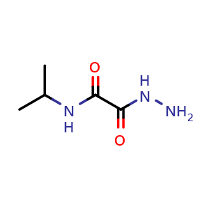 Chemical structure of 1-(Hydrazinecarbonyl)-N-(propan-2-yl)formamide , CAS 362695-80-5, AChemBlock Y221547
