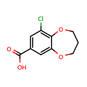 9-Chloro-3,4-dihydro-2h-1,5-benzodioxepine-7-carboxylic acid