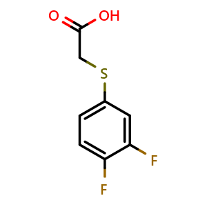 2-[(3,4-difluorophenyl)sulfanyl]acetic acid