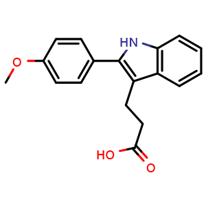 3-[2-(4-methoxyphenyl)-1h-indol-3-yl]propanoic acid