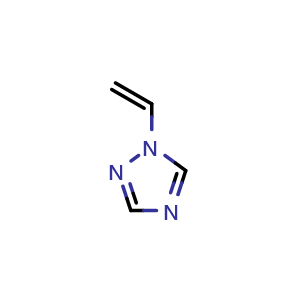 Chemical structure of 1-vinyl-1,2,4-triaZole , CAS 2764-83-2, AChemBlock Y221630