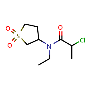 2-Chloro-n-(1,1-dioxo-1lambda6-thiolan-3-yl)-n-ethylpropanamide