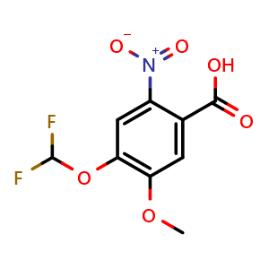4-(Difluoromethoxy)-5-methoxy-2-nitrobenzoic acid