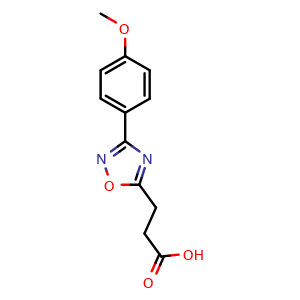 3-[3-(4-methoxyphenyl)-1,2,4-oxadiazol-5-yl]propanoic acid