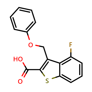 4-Fluoro-3-(phenoxymethyl)-1-benzothiophene-2-carboxylic acid