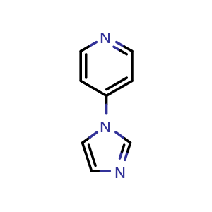 Chemical structure of 4-(1h-Imidazol-1-yl)pyridine , CAS 25700-16-7, AChemBlock Y221784