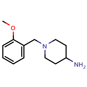 1-[(2-methoxyphenyl)methyl]piperidin-4-amine