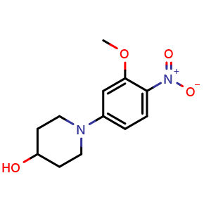 1-(3-Methoxy-4-nitrophenyl)piperidin-4-ol
