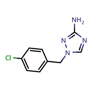 1-[(4-chlorophenyl)methyl]-1h-1,2,4-triazol-3-amine