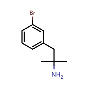 1-(3-Bromophenyl)-2-methylpropan-2-amine