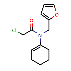 2-Chloro-N-(cyclohex-1-en-1-yl)-N-(furan-2-ylmethyl)acetamide