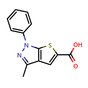 1-Phenyl-3-methyl-1H-thieno[2,3-c]pyrazole-5-carboxylic acid