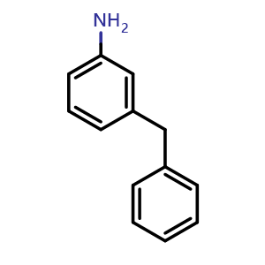 Chemical structure of 3-Benzylaniline , CAS 61424-26-8, AChemBlock Y222051