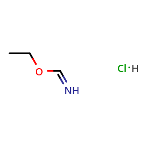Chemical structure of Ethyl formimidate hydrochloride , CAS 16694-46-5, AChemBlock Y222086