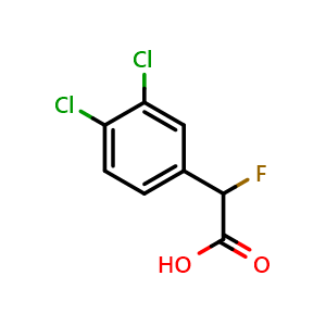 2-(3,4-Dichlorophenyl)-2-fluoroacetic acid