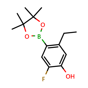 5-Ethyl-2-fluoro-4-(4,4,5,5-tetramethyl-1,3,2-dioxaborolan-2-yl)phenol