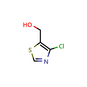Chemical structure of (4-Chlorothiazol-5-yl)methanol , CAS 1025936-09-7, AChemBlock Y222218