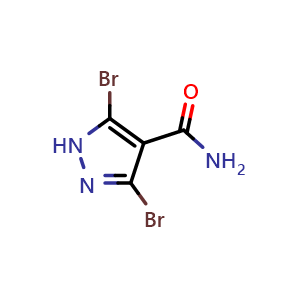 3,5-Dibromo-1H-pyrazole-4-carboxamide
