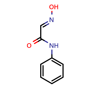 Chemical structure of 2-(Hydroxyimino)-N-phenylacetamide , CAS 1769-41-1, AChemBlock Y222306