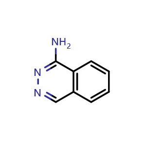 Chemical structure of phthalazin-1-amine , CAS 19064-69-8, AChemBlock Y222311