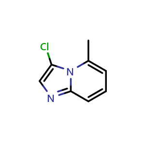 Chemical structure of 3-Chloro-5-methylimidazo[1,2-a]pyridine , CAS 334711-68-1, AChemBlock Y222327