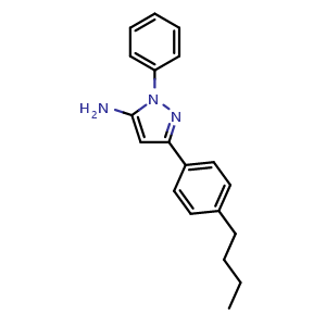 3-(4-Butylphenyl)-1-phenyl-1H-pyrazol-5-amine