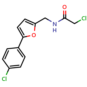 2-Chloro-N-((5-(4-chlorophenyl)furan-2-yl)methyl)acetamide