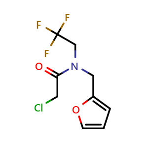 2-Chloro-N-(furan-2-ylmethyl)-N-(2,2,2-trifluoroethyl)acetamide