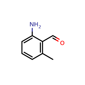Chemical structure of 2-Amino-6-methylbenzaldehyde , CAS 99646-81-8, AChemBlock Y222548