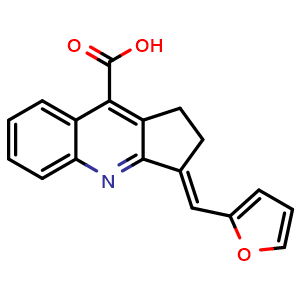 3-(Furan-2-ylmethylene)-2,3-dihydro-1H-cyclopenta[b]quinoline-9-carboxylic acid