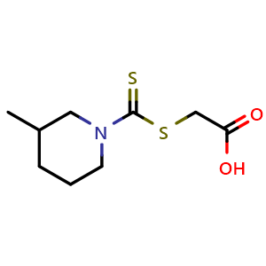 2-((3-Methylpiperidine-1-carbonothioyl)thio)acetic acid