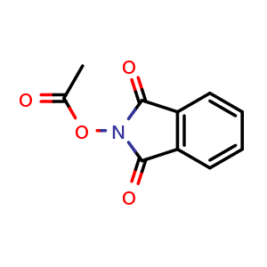 Chemical structure of 1,3-Dioxoisoindolin-2-yl acetate , CAS 17720-64-8, AChemBlock Y222756