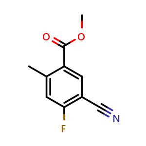 Methyl 5-cyano-4-fluoro-2-methylbenzoate