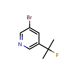 3-Bromo-5-(2-fluoropropan-2-yl)pyridine