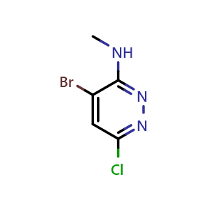 4-Bromo-6-chloro-N-methylpyridazin-3-amine