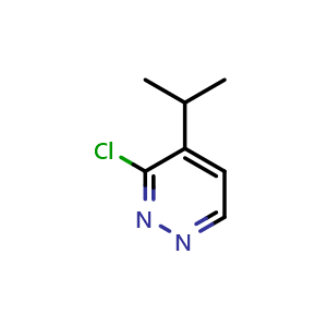 Chemical structure of 3-Chloro-4-isopropylpyridazine , CAS 1314924-95-2, AChemBlock Y222886