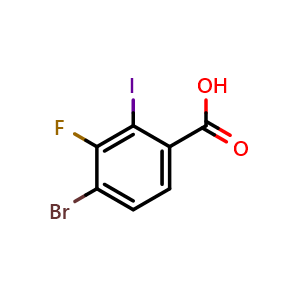 4-Bromo-3-fluoro-2-iodobenzoic acid